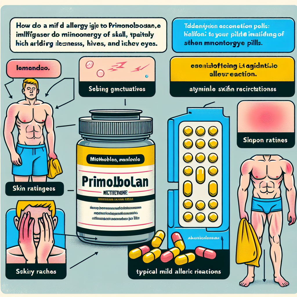 Cómo identificar una alergia leve a Primobolan (Metenolona) pastillas