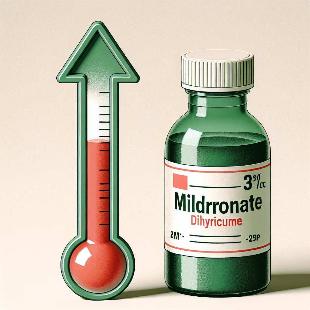 ¿Mildronate Dihydricume puede causar aumento de temperatura corporal?