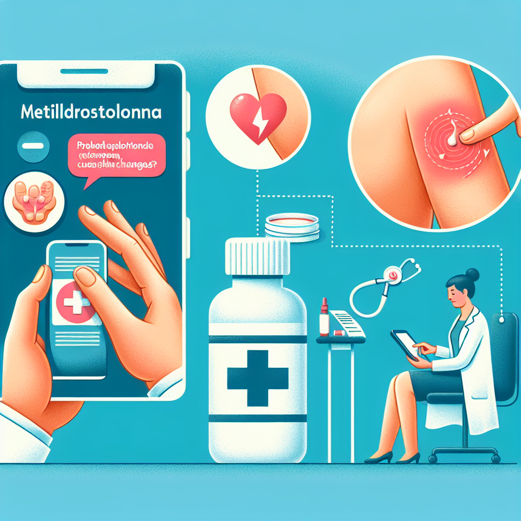 Qué hacer si Metildrostanolona produce cambios en la piel