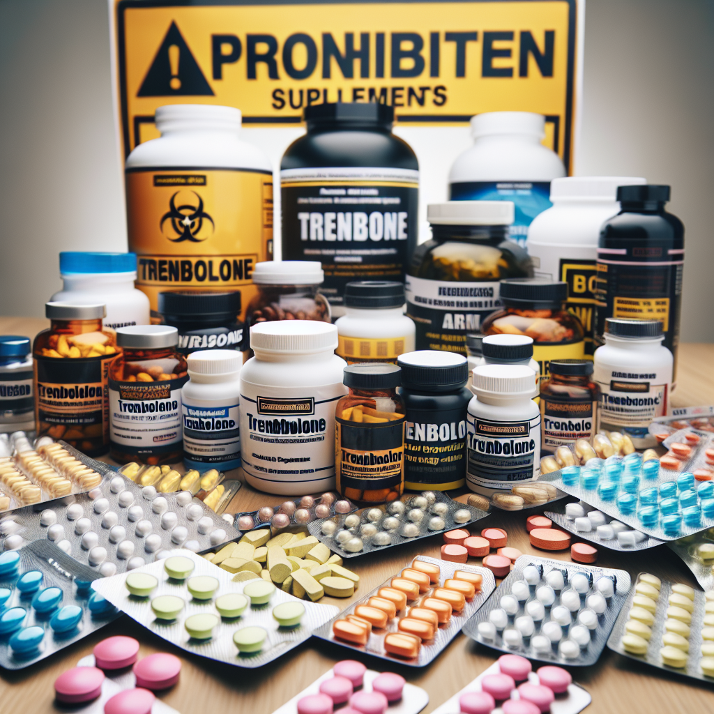 Suplementos prohibidos con Pastillas de trembolona