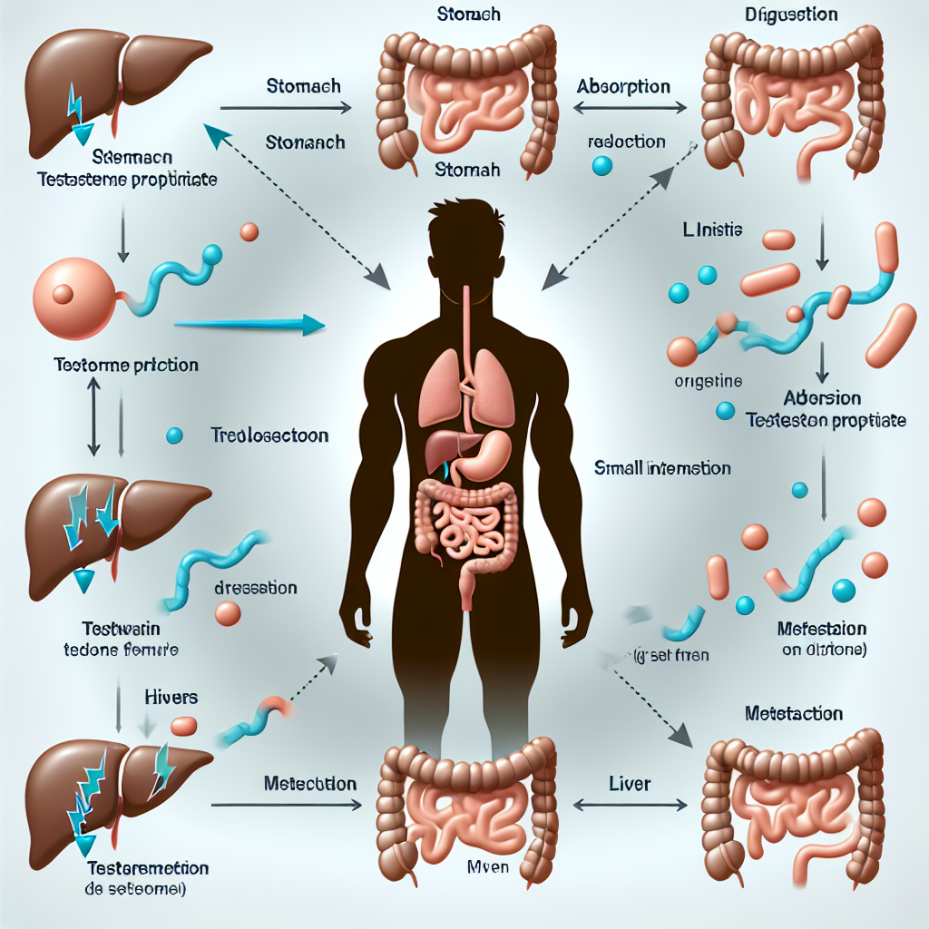 Cómo responde el sistema digestivo a Propionato de testosterona