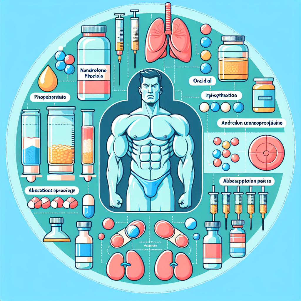 Diferencias entre Fenilpropionato de nandrolona oral e inyectable