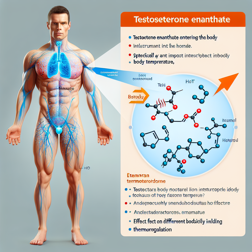 ¿Enantato de testosterona influye en la temperatura corporal?