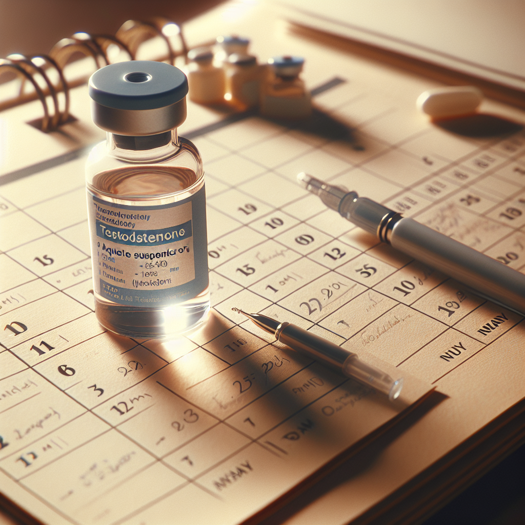 Protocolos semanales con Suspensión acuosa de testosterona
