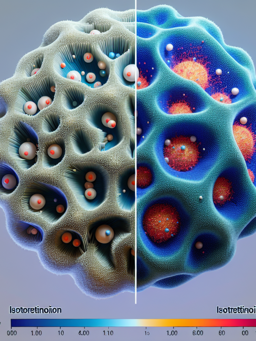 Cómo influye Isotretinoina en el volumen celular