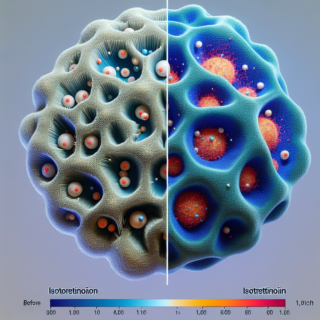 Cómo influye Isotretinoina en el volumen celular