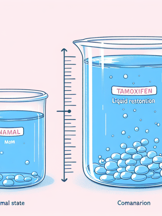 Cuánto líquido se retiene usando Tamoxifeno