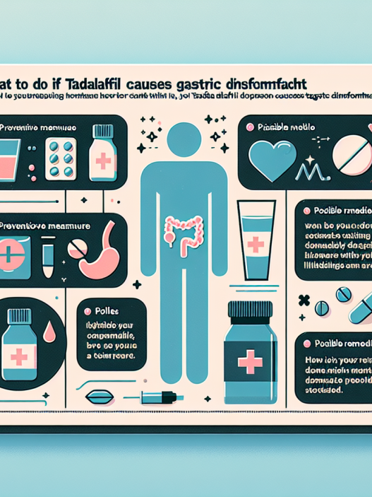 ¿Qué hacer si Tadalafil causa molestias gástricas?