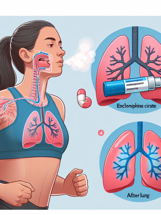 Cómo afecta Enclomiphene citrate a la respiración durante el esfuerzo