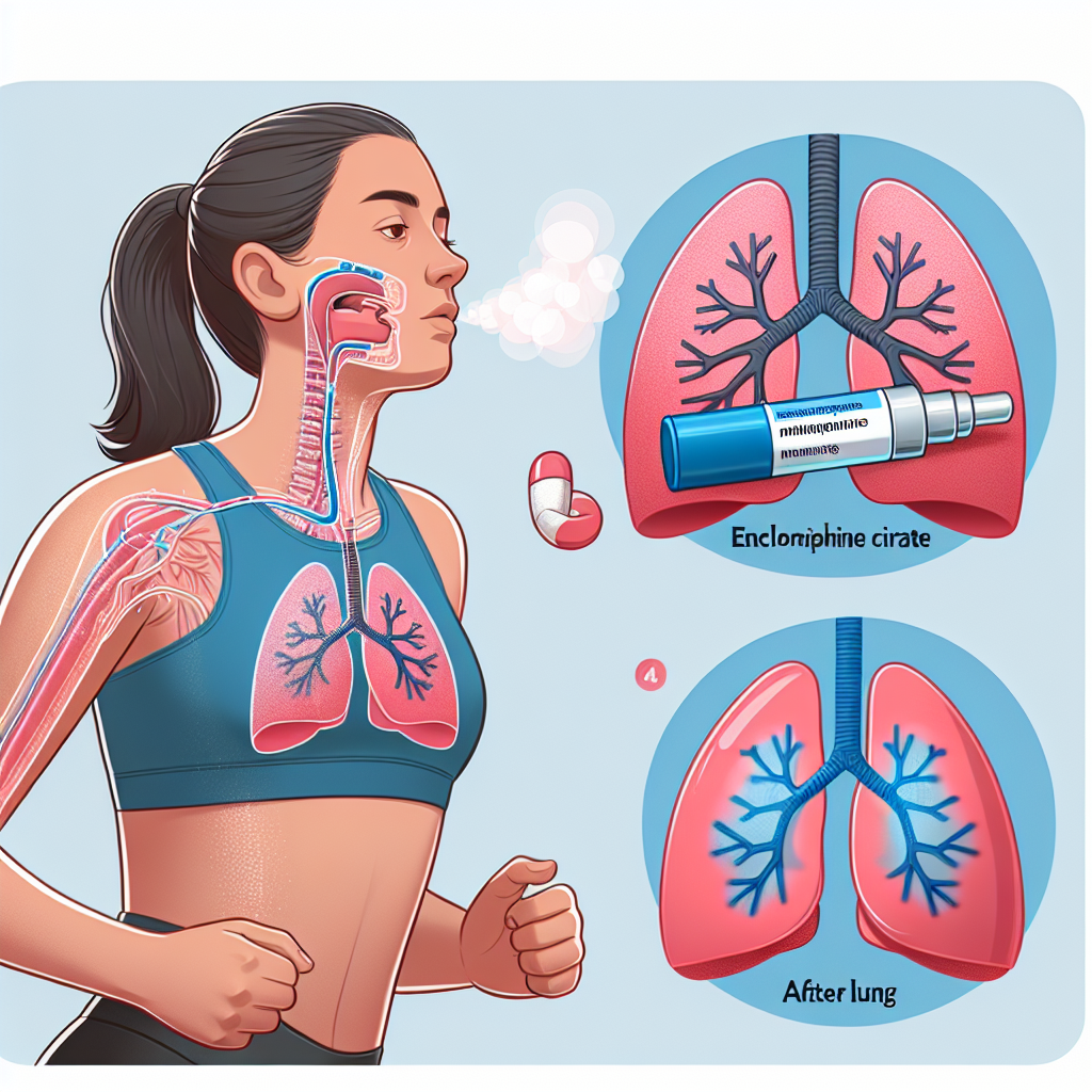 Cómo afecta Enclomiphene citrate a la respiración durante el esfuerzo