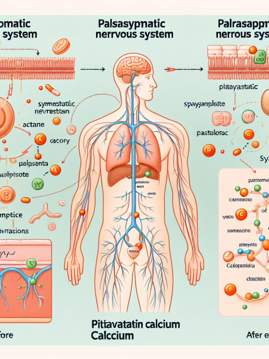 Cómo afecta Pitavastatina cálcica al sistema nervioso autónomo