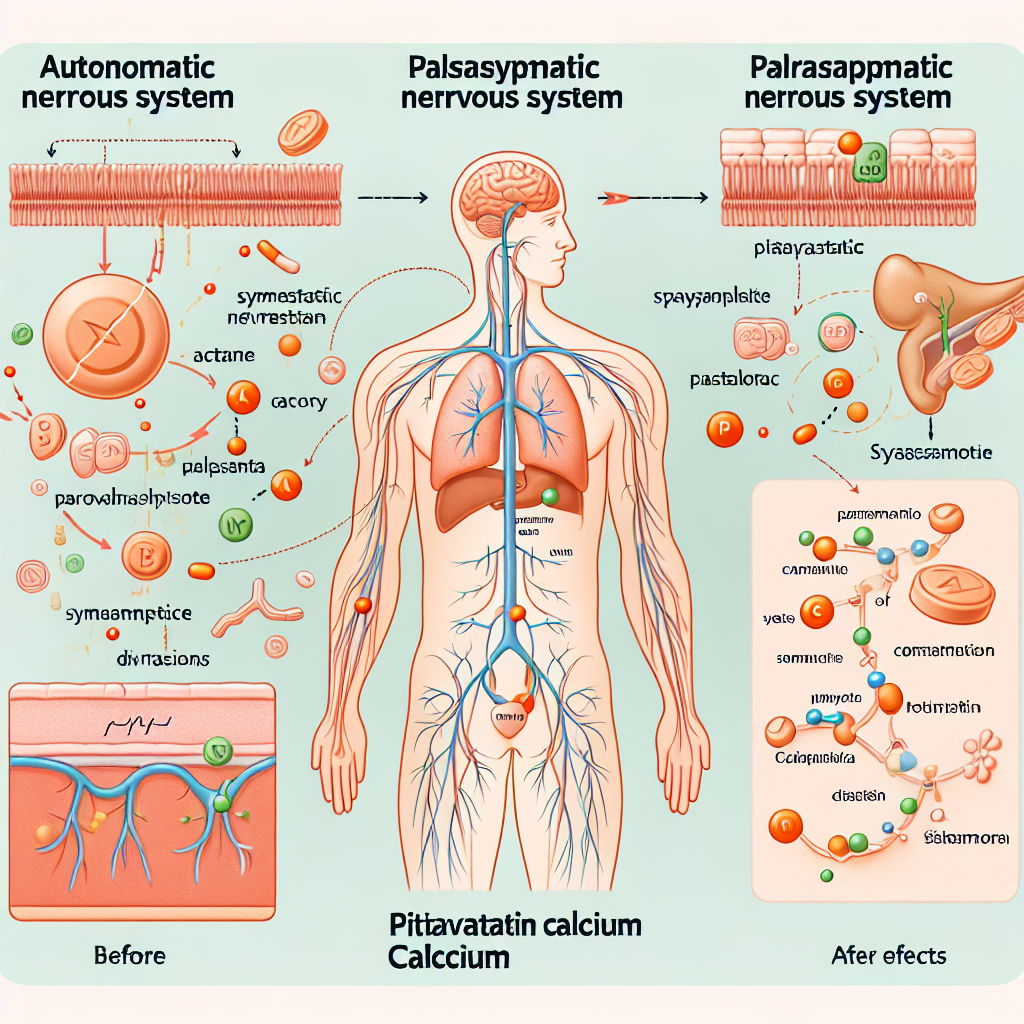 Cómo afecta Pitavastatina cálcica al sistema nervioso autónomo