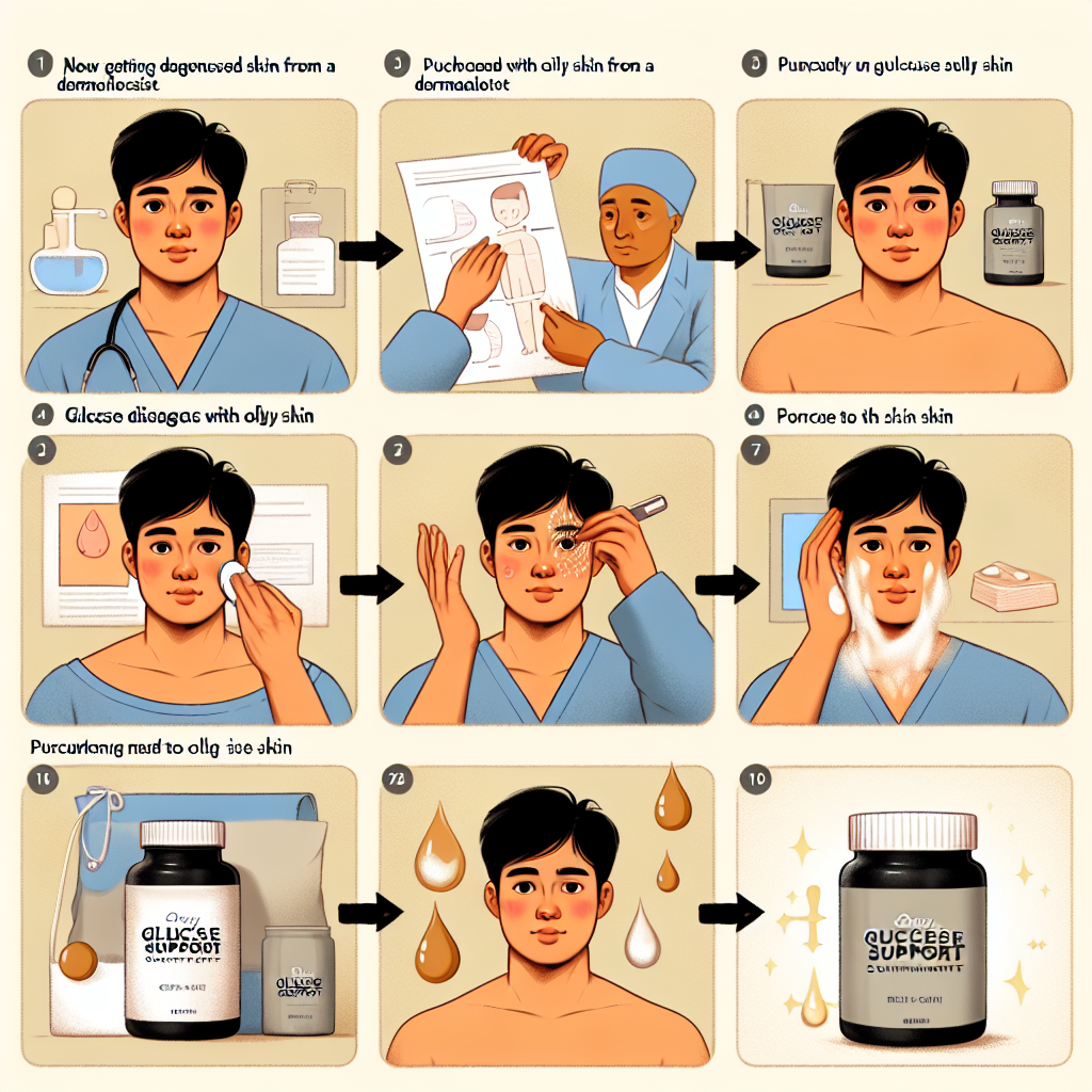 Cómo gestionar la piel grasa con Apoyo a la glucosa