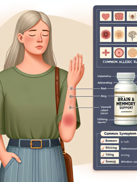 Cómo identificar una reacción alérgica leve a Apoyo al cerebro y la memoria