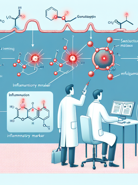Gonadotropina y reducción de marcadores inflamatorios