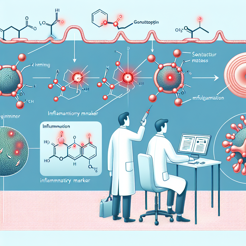 Gonadotropina y reducción de marcadores inflamatorios