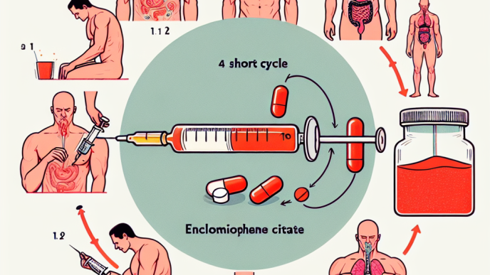 Qué esperar si haces un ciclo corto con Enclomiphene citrate