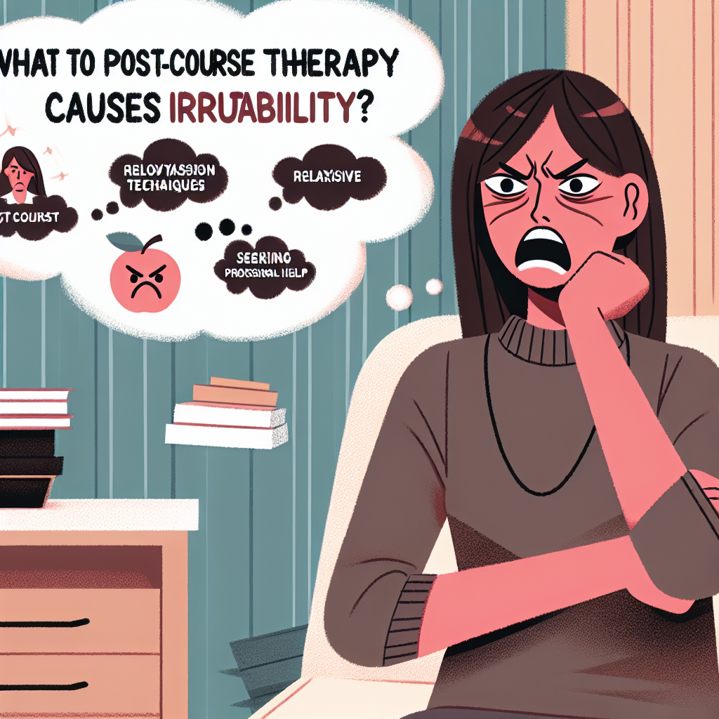 Qué hacer si Terapia posterior al curso te produce irritabilidad