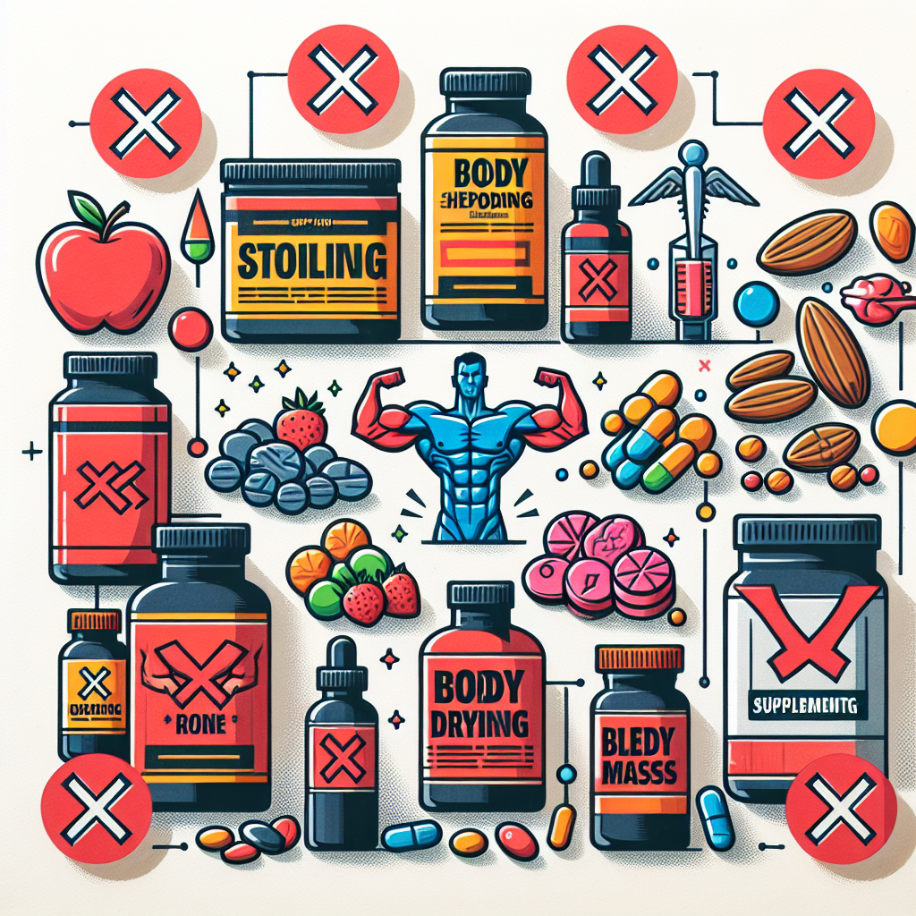 Qué suplementos debes evitar al tomar Cursos de esteroides para secado y modelado corporal (aumento de masa magra)