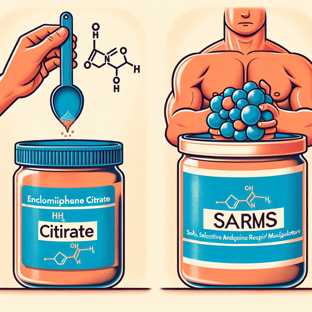 ¿Se puede combinar Enclomiphene citrate con SARMs?