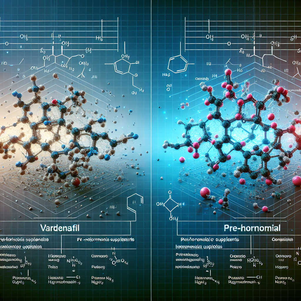 Vardenafil (Levitra Generic) y suplementos pre-hormonales: diferencias
