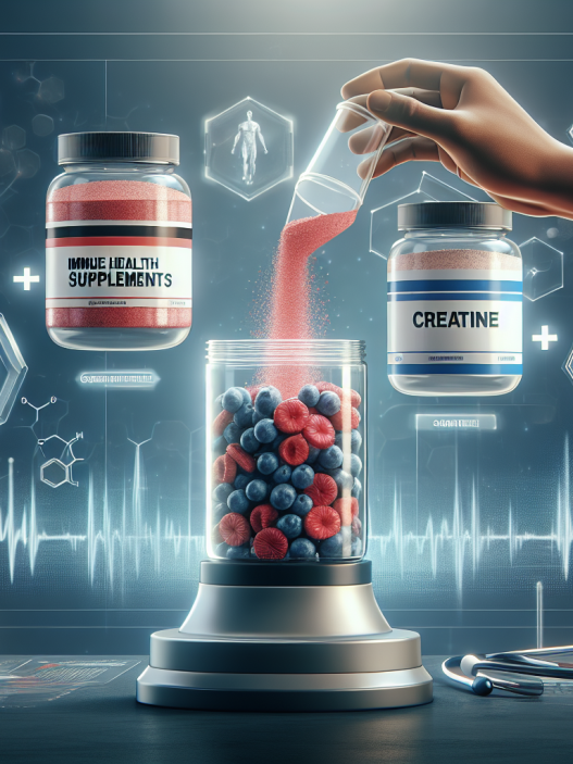 ¿Se puede combinar Salud inmunológica con creatina?