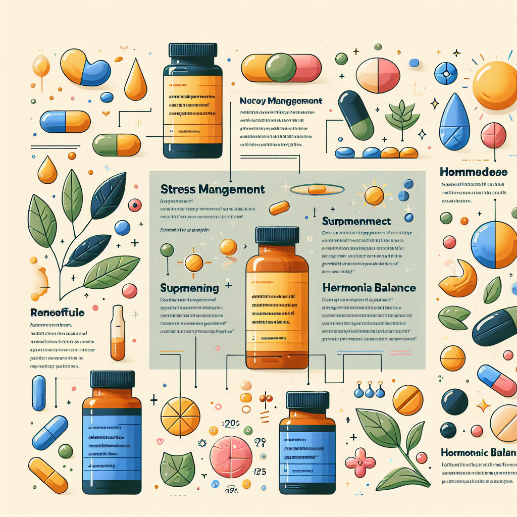 Suplementos que potencian el efecto de Estrés y equilibrio hormonal